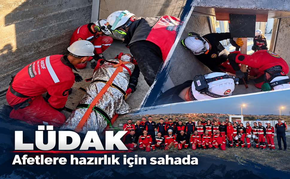 LÜDAK, afetlere hazırlık için sahada