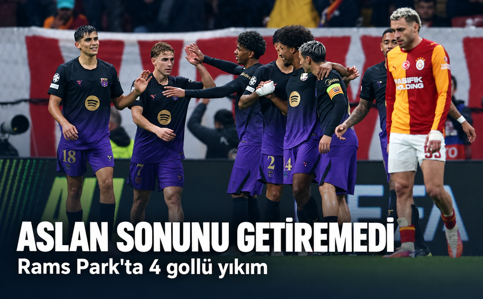 Galatasaray sonunu getiremedi! Rams Park'ta 4 gollü yıkım
