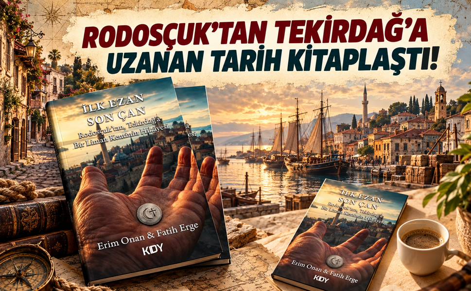 Rodosçuk’tan Tekirdağ’a uzanan tarih kitaplaştı!