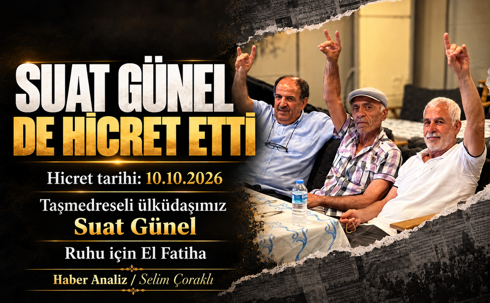 Suat Günel de hicret etti