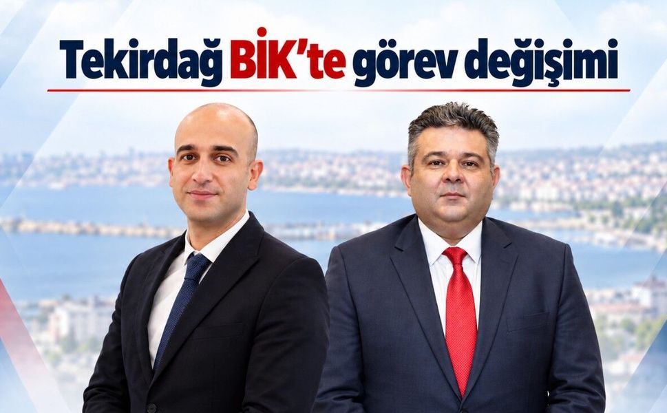 Tekirdağ BİK’te görev değişimi