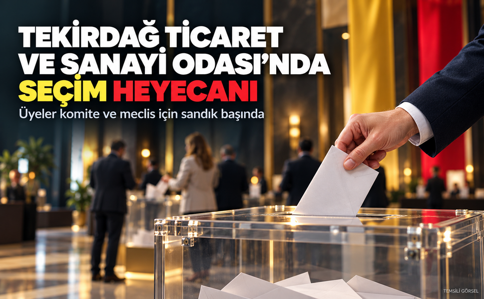 Tekirdağ TSO sandık başında: Sayım saat 17.00'de