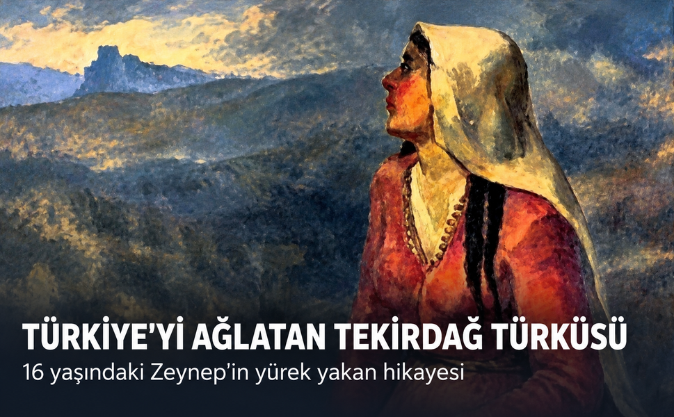Türkiye'yi ağlatan Tekirdağ türküsü! 16 yaşındaki Zeynep'in yürek yakan hikayesi