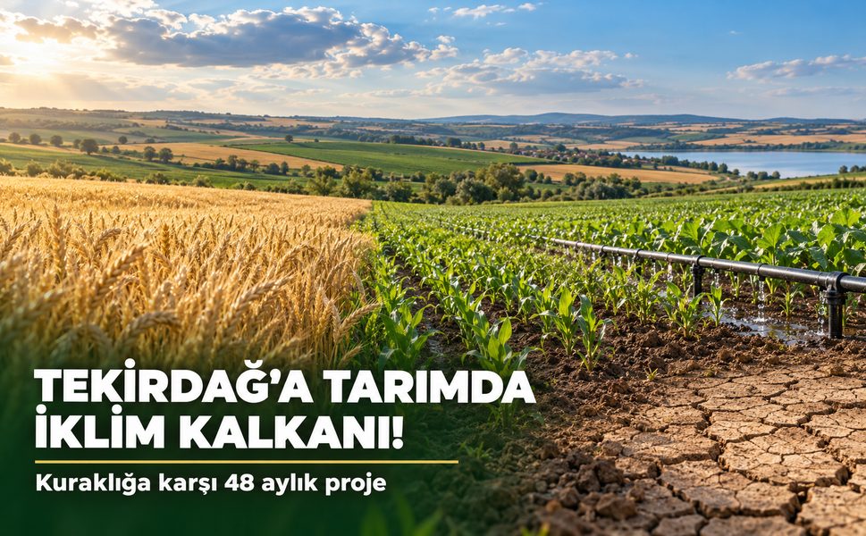 Tekirdağ'a tarımda iklim kalkanı