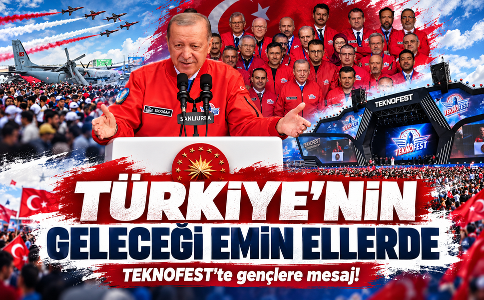 Cumhurbaşkanı Erdoğan'dan TEKNOFEST'te gençlere mesaj! Türkiye'nin geleceği emin ellerde