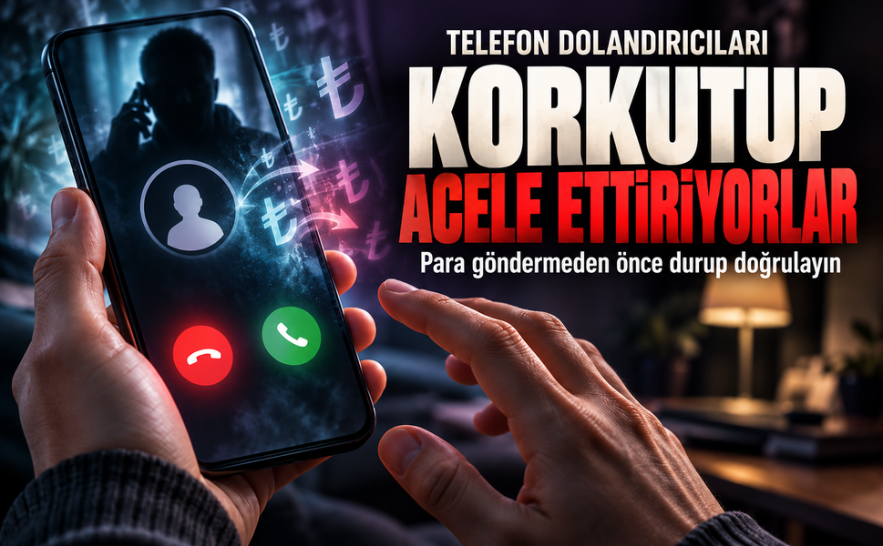 Korkutup acele ettiriyorlar