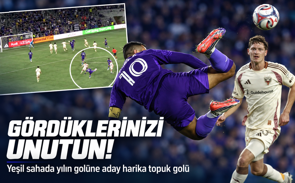 Gördüklerinizi unutun! Yeşil sahada yılın golüne aday harika topuk golü