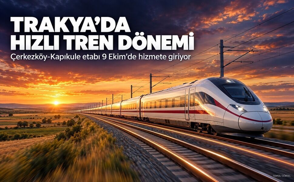 Hızlı trenin açılışını Erdoğan yapacak