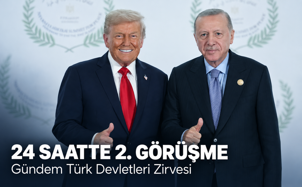 Cumhurbaşkanı Erdoğan'la Trump arasında 24 saatte 2. görüşme!