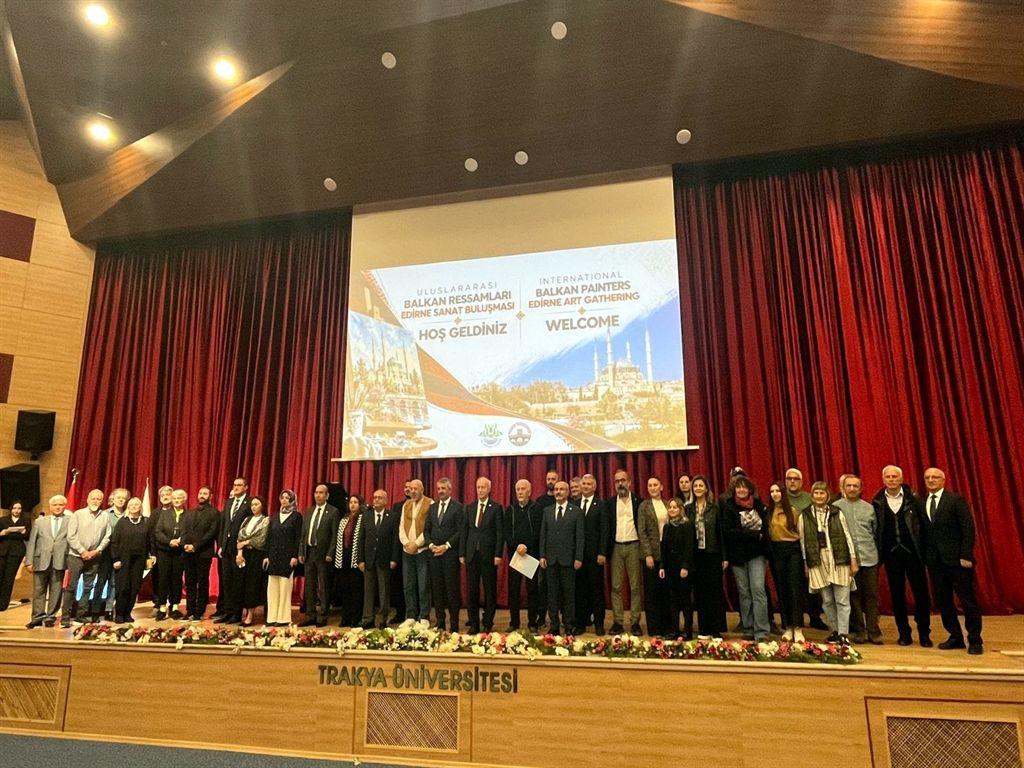 Balkanların renkleri Edirne'de buluştu! 24 ressam tarihi kenti tuvale taşıyacak