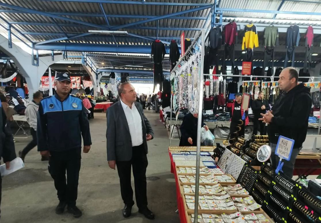 Edirne'de pazar denetimi: 15 kişiye 66 bin 385 lira ceza