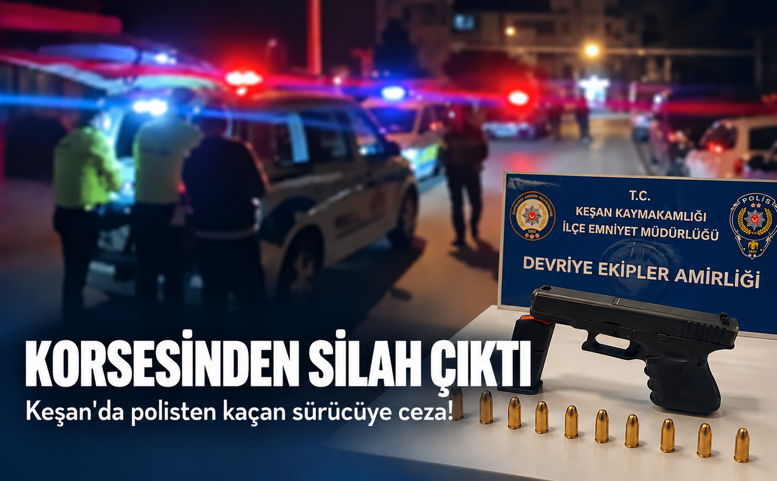 Korseden Silah Çıktı