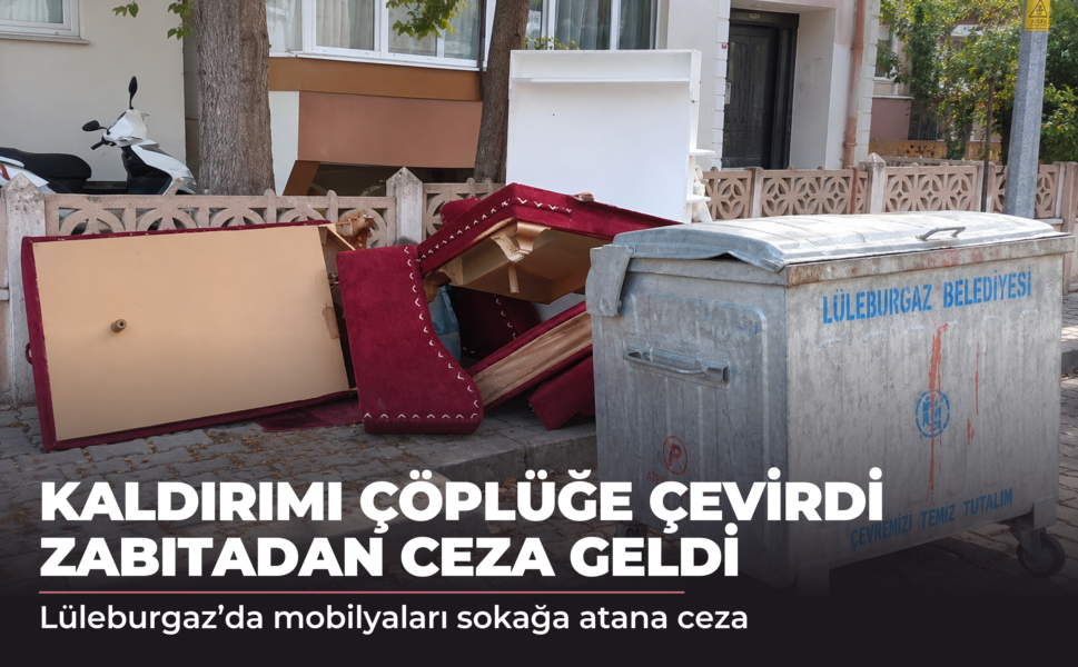 Kaldırımı Çöplüğe Çevirene Affedilmedi: Lüleburgaz'da Zabıta Harekete Geçti